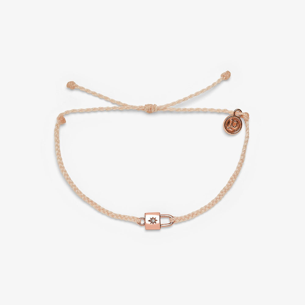 Pura Vida Bracelet Lock Charm One Size
